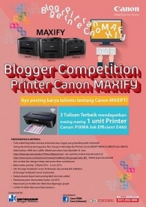 Canon Blogger Competition Printer Canon MAXIFY